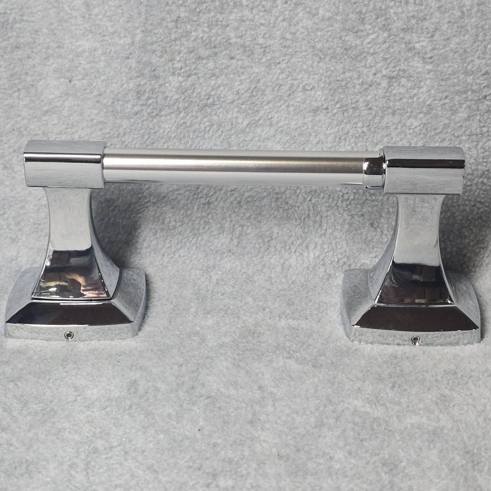 Delta Portwood Toilet Paper Holder Chrome Wall Mount Bathroom Hardware Set